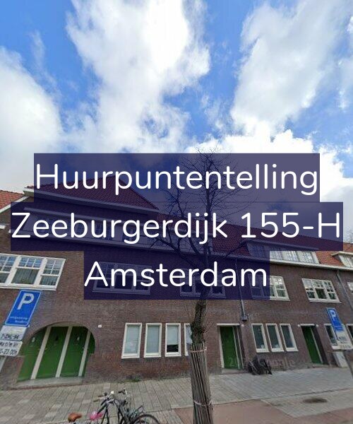 Foto gevel Huurpuntentelling voor Zeeburgerdijk 155-H, Amsterdam