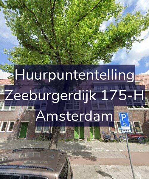 Foto gevel Huurpuntentelling voor Zeeburgerdijk 175-H, Amsterdam