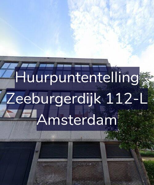 Foto gevel Huurpuntentelling voor Zeeburgerdijk 112-L, Amsterdam