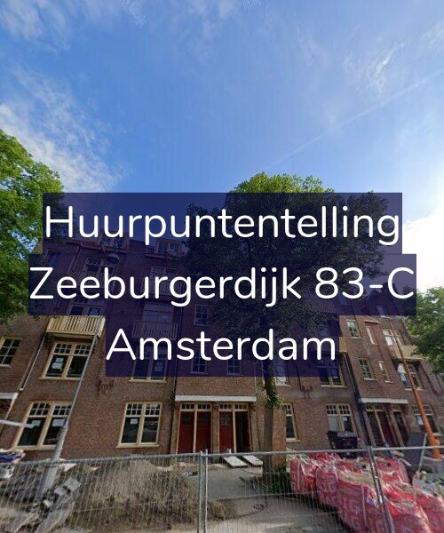 Foto gevel Huurpuntentelling voor Zeeburgerdijk 83-C, Amsterdam