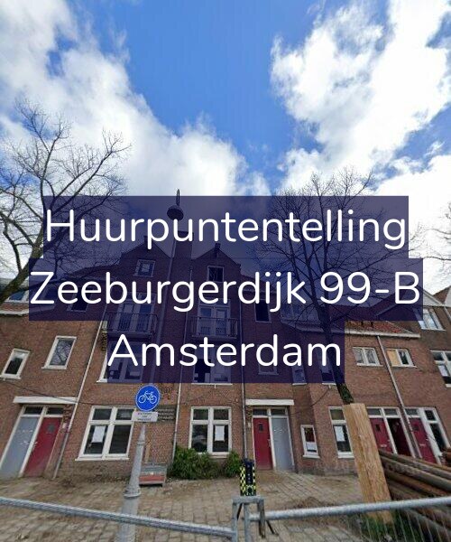 Foto gevel Huurpuntentelling voor Zeeburgerdijk 99-B, Amsterdam