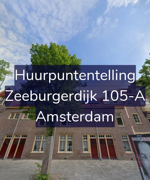 Foto gevel Huurpuntentelling voor Zeeburgerdijk 105-A, Amsterdam