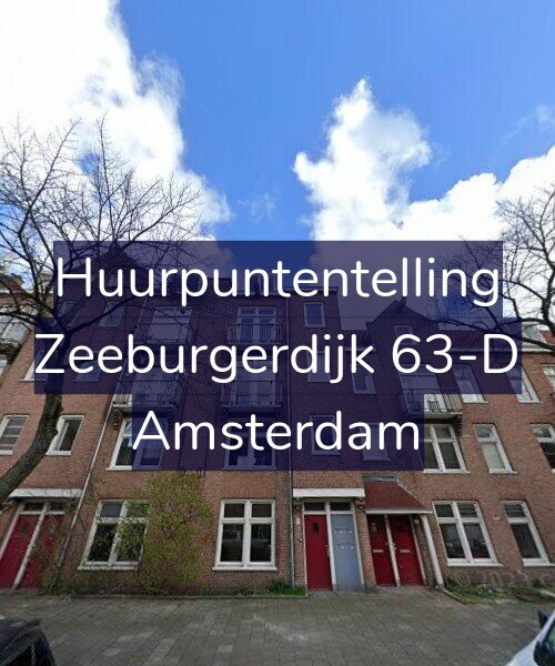 Foto gevel Huurpuntentelling voor Zeeburgerdijk 63-D, Amsterdam