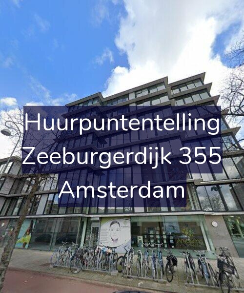 Foto gevel Huurpuntentelling voor Zeeburgerdijk 355, Amsterdam