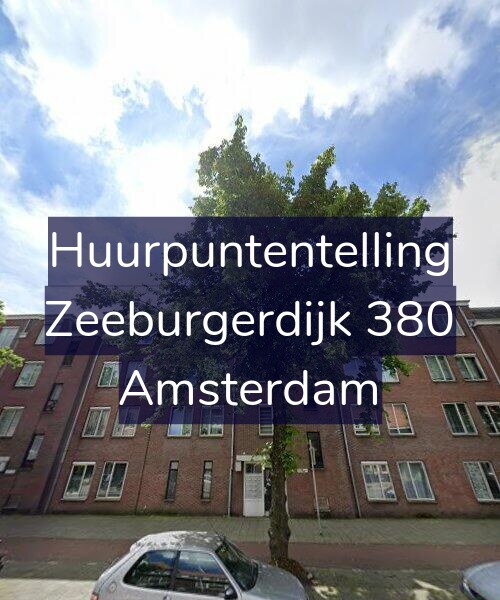 Foto gevel Huurpuntentelling voor Zeeburgerdijk 380, Amsterdam
