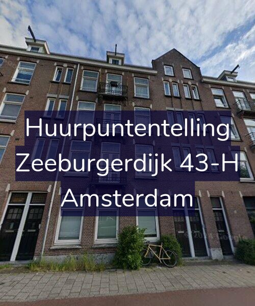 Foto gevel Huurpuntentelling voor Zeeburgerdijk 43-H, Amsterdam