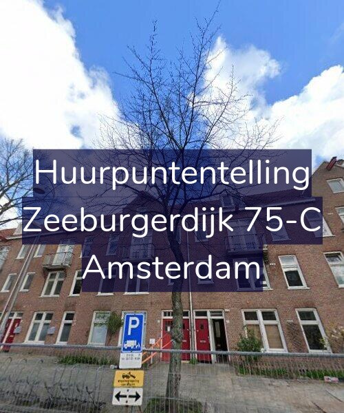 Foto gevel Huurpuntentelling voor Zeeburgerdijk 75-C, Amsterdam