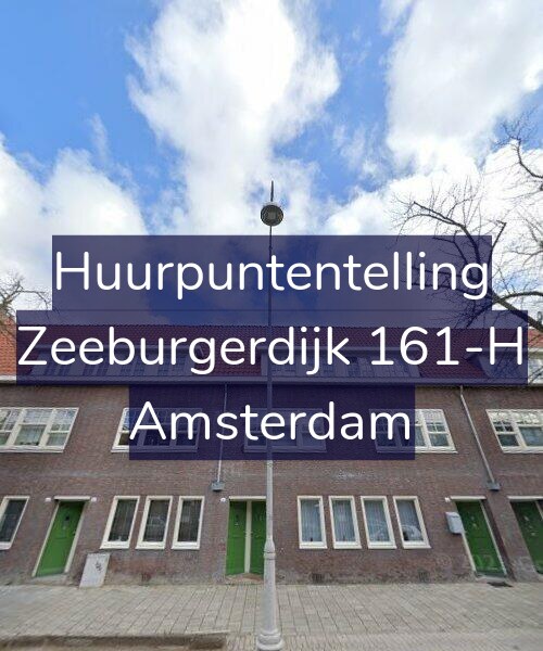 Foto gevel Huurpuntentelling voor Zeeburgerdijk 161-H, Amsterdam