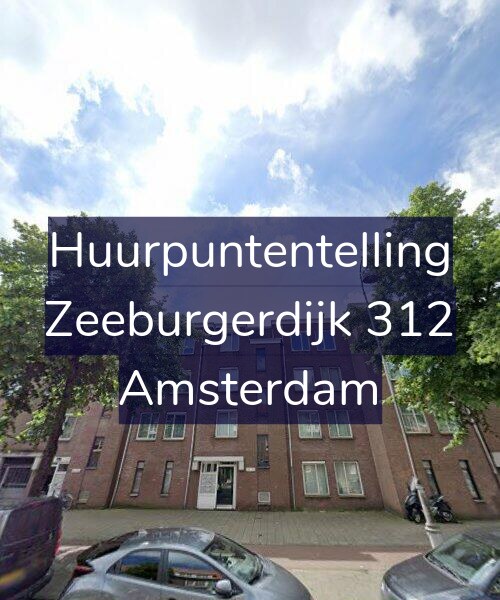 Foto gevel Huurpuntentelling voor Zeeburgerdijk 312, Amsterdam