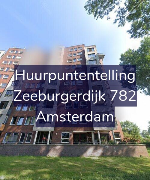 Foto gevel Huurpuntentelling voor Zeeburgerdijk 782, Amsterdam