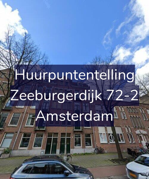 Foto gevel Huurpuntentelling voor Zeeburgerdijk 72-2, Amsterdam