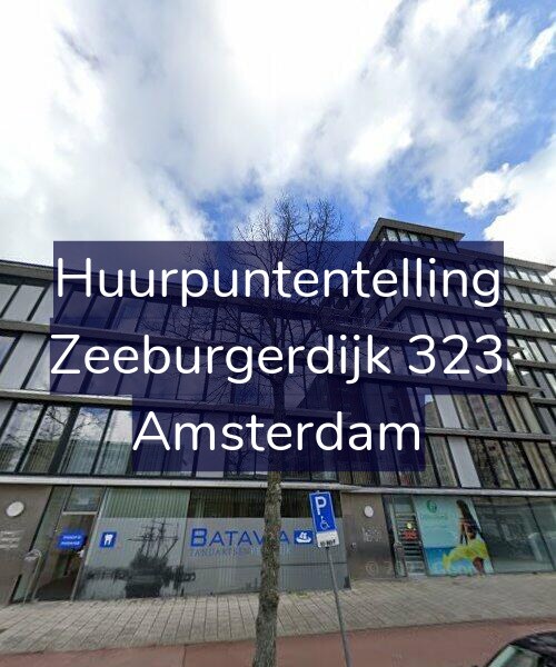 Foto gevel Huurpuntentelling voor Zeeburgerdijk 323, Amsterdam