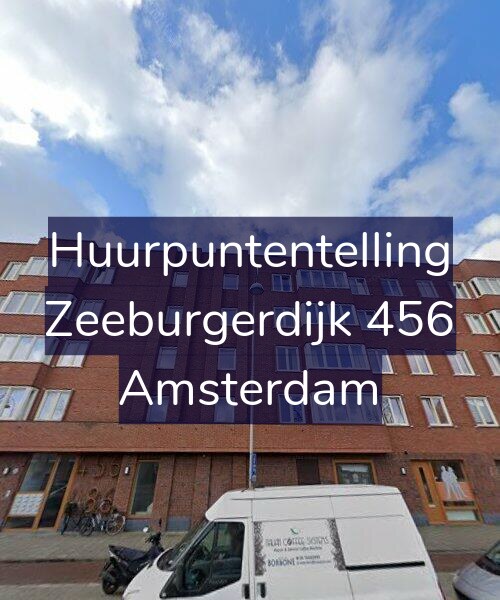 Foto gevel Huurpuntentelling voor Zeeburgerdijk 456, Amsterdam