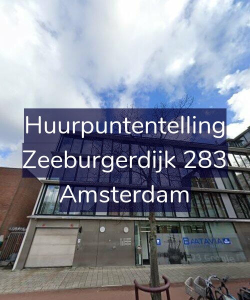 Foto gevel Huurpuntentelling voor Zeeburgerdijk 283, Amsterdam