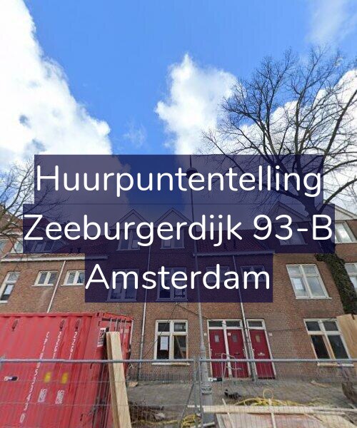 Foto gevel Huurpuntentelling voor Zeeburgerdijk 93-B, Amsterdam