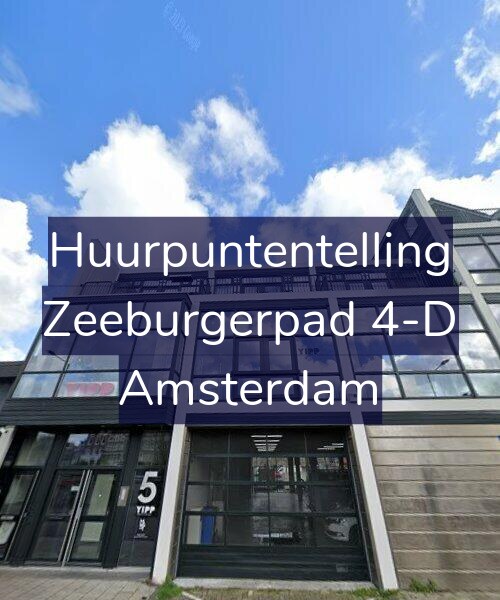 Foto gevel Huurpuntentelling voor Zeeburgerpad 4-D, Amsterdam
