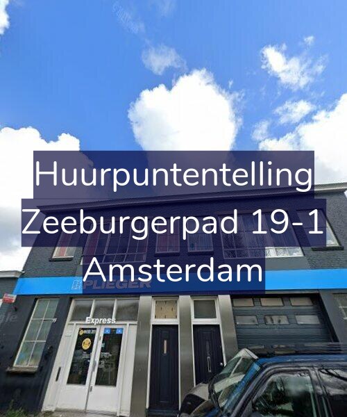 Foto gevel Huurpuntentelling voor Zeeburgerpad 19-1, Amsterdam