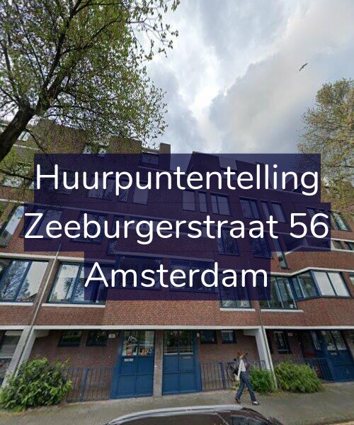 Foto gevel Huurpuntentelling voor Zeeburgerstraat 56, Amsterdam
