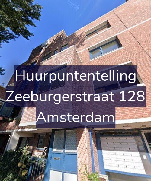 Foto gevel Huurpuntentelling voor Zeeburgerstraat 128, Amsterdam