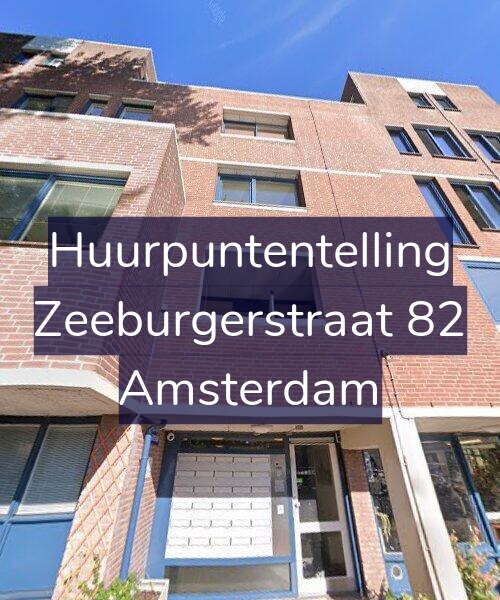 Foto gevel Huurpuntentelling voor Zeeburgerstraat 82, Amsterdam