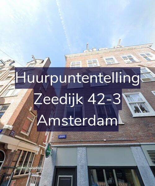 Foto gevel Huurpuntentelling voor Zeedijk 42-3, Amsterdam