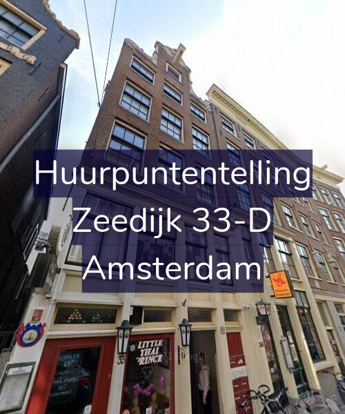 Foto gevel Huurpuntentelling voor Zeedijk 33-D, Amsterdam