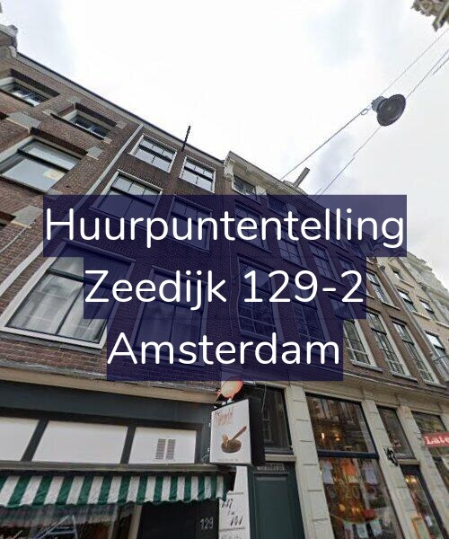 Foto gevel Huurpuntentelling voor Zeedijk 129-2, Amsterdam