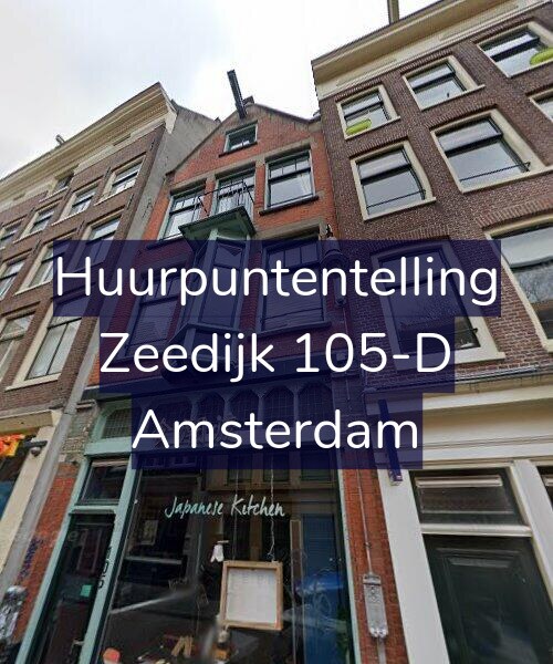Foto gevel Huurpuntentelling voor Zeedijk 105-D, Amsterdam