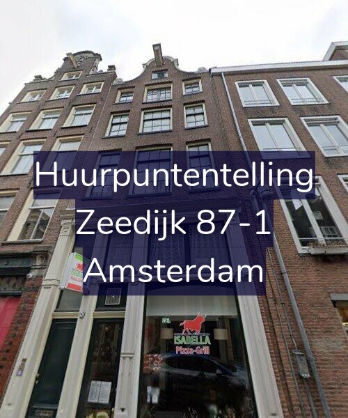 Foto gevel Huurpuntentelling voor Zeedijk 87-1, Amsterdam