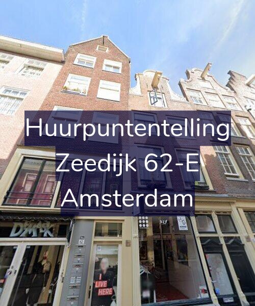 Foto gevel Huurpuntentelling voor Zeedijk 62-E, Amsterdam