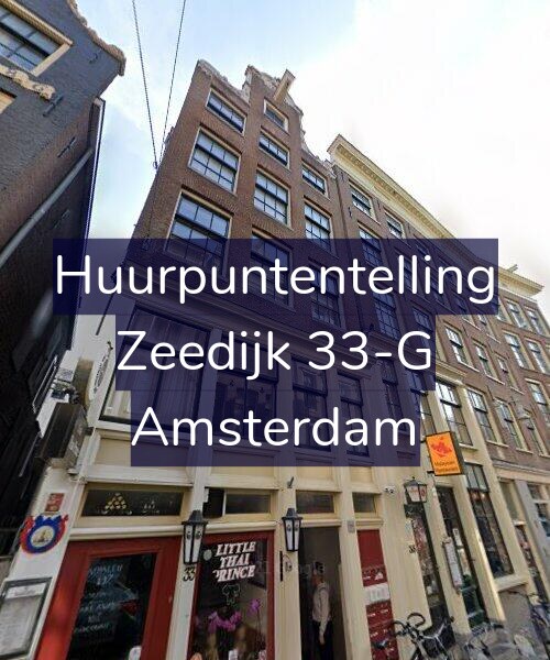 Foto gevel Huurpuntentelling voor Zeedijk 33-G, Amsterdam
