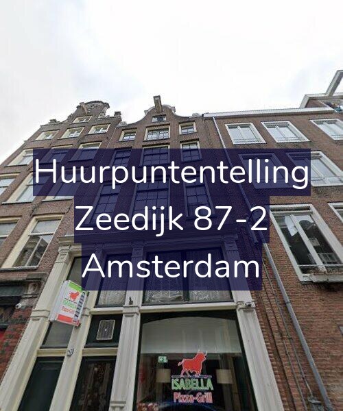 Foto gevel Huurpuntentelling voor Zeedijk 87-2, Amsterdam