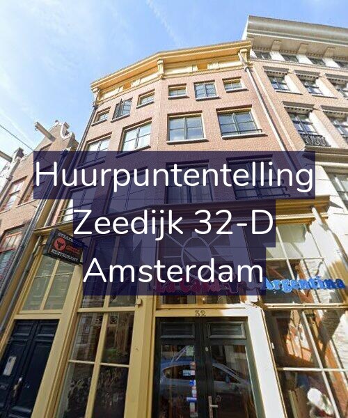 Foto gevel Huurpuntentelling voor Zeedijk 32-D, Amsterdam