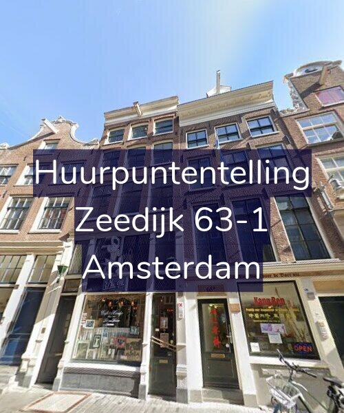 Foto gevel Huurpuntentelling voor Zeedijk 63-1, Amsterdam