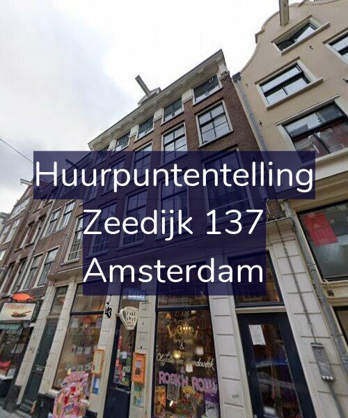 Foto gevel Huurpuntentelling voor Zeedijk 137, Amsterdam