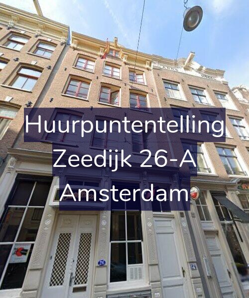 Foto gevel Huurpuntentelling voor Zeedijk 26-A, Amsterdam