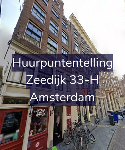 Foto gevel Huurpuntentelling voor Zeedijk 33-H, Amsterdam