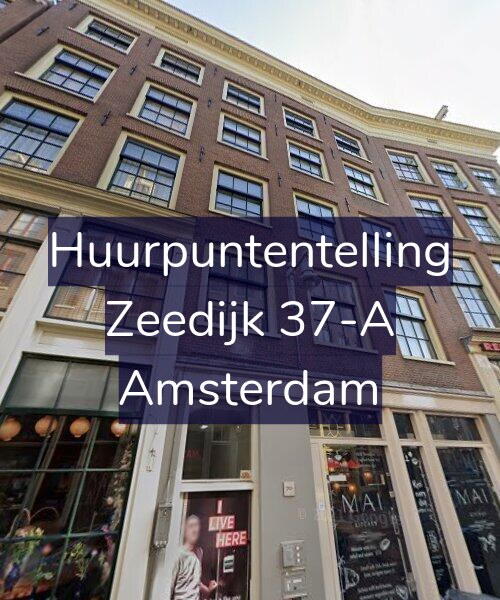 Foto gevel Huurpuntentelling voor Zeedijk 37-A, Amsterdam