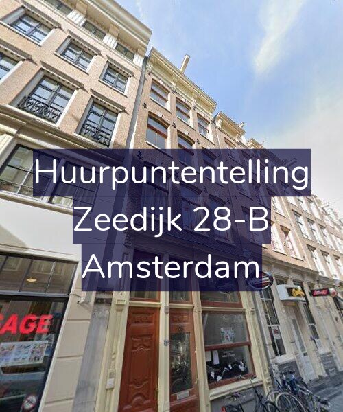 Foto gevel Huurpuntentelling voor Zeedijk 28-B, Amsterdam