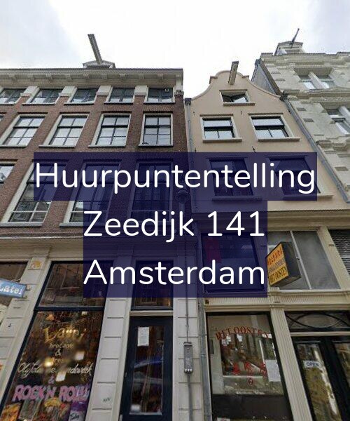 Foto gevel Huurpuntentelling voor Zeedijk 141, Amsterdam