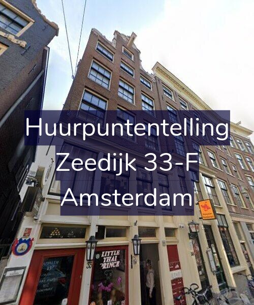 Foto gevel Huurpuntentelling voor Zeedijk 33-F, Amsterdam