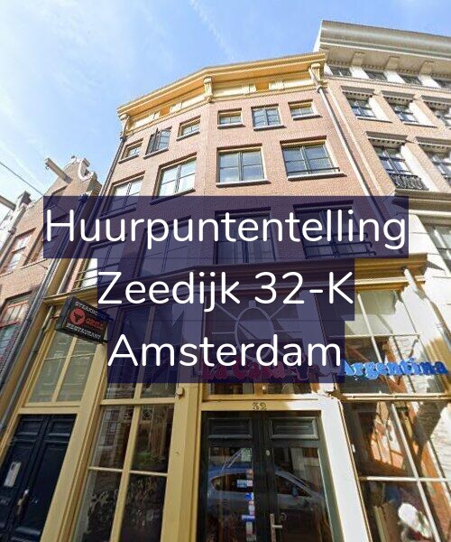 Foto gevel Huurpuntentelling voor Zeedijk 32-K, Amsterdam