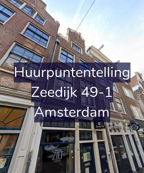 Foto gevel Huurpuntentelling voor Zeedijk 49-1, Amsterdam