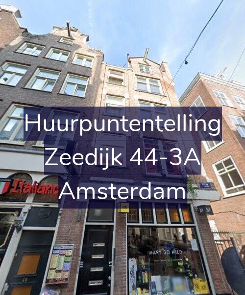 Foto gevel Huurpuntentelling voor Zeedijk 44-3A, Amsterdam