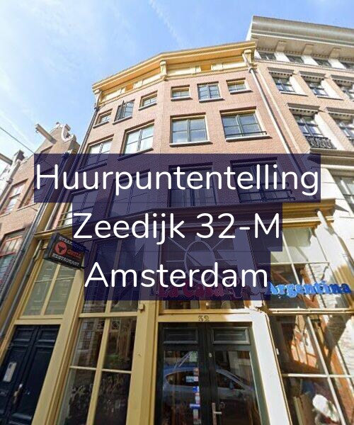 Foto gevel Huurpuntentelling voor Zeedijk 32-M, Amsterdam