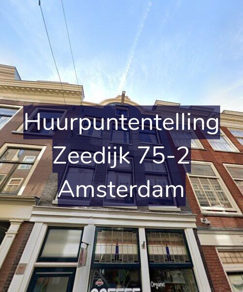 Foto gevel Huurpuntentelling voor Zeedijk 75-2, Amsterdam