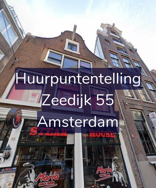Foto gevel Huurpuntentelling voor Zeedijk 55, Amsterdam