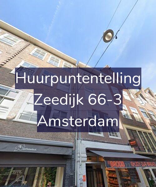 Foto gevel Huurpuntentelling voor Zeedijk 66-3, Amsterdam