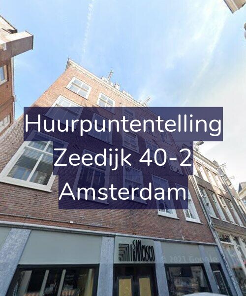 Foto gevel Huurpuntentelling voor Zeedijk 40-2, Amsterdam