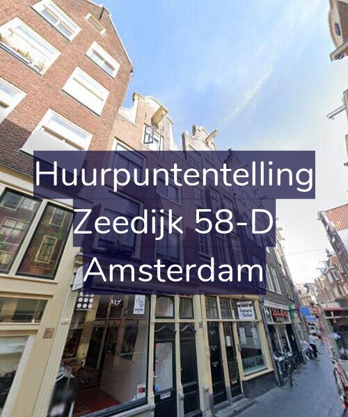 Foto gevel Huurpuntentelling voor Zeedijk 58-D, Amsterdam